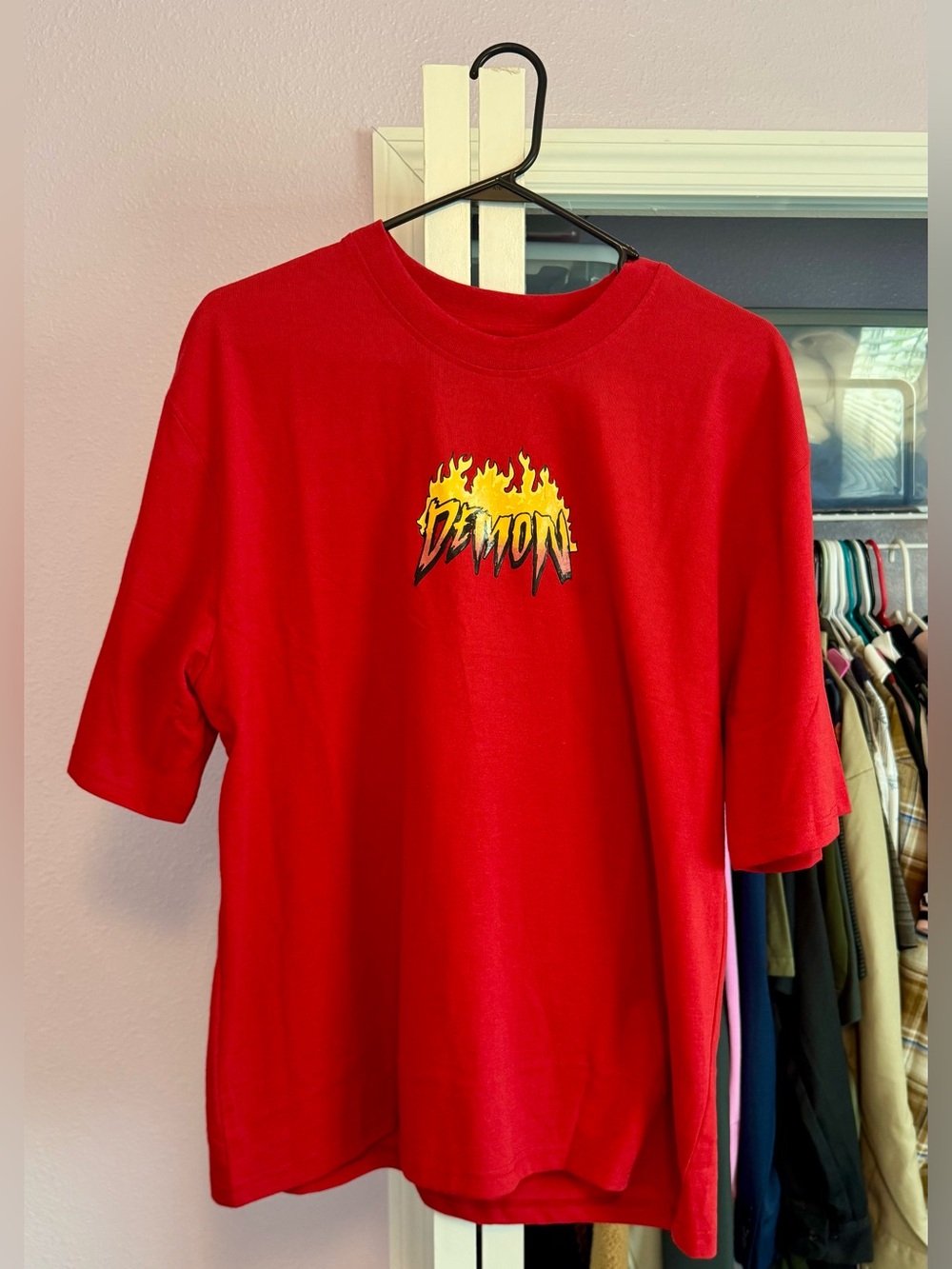 Dodge SRT Limited Edition Demon Men’s Medium Red Short Sleeve Tshirt. NWT
